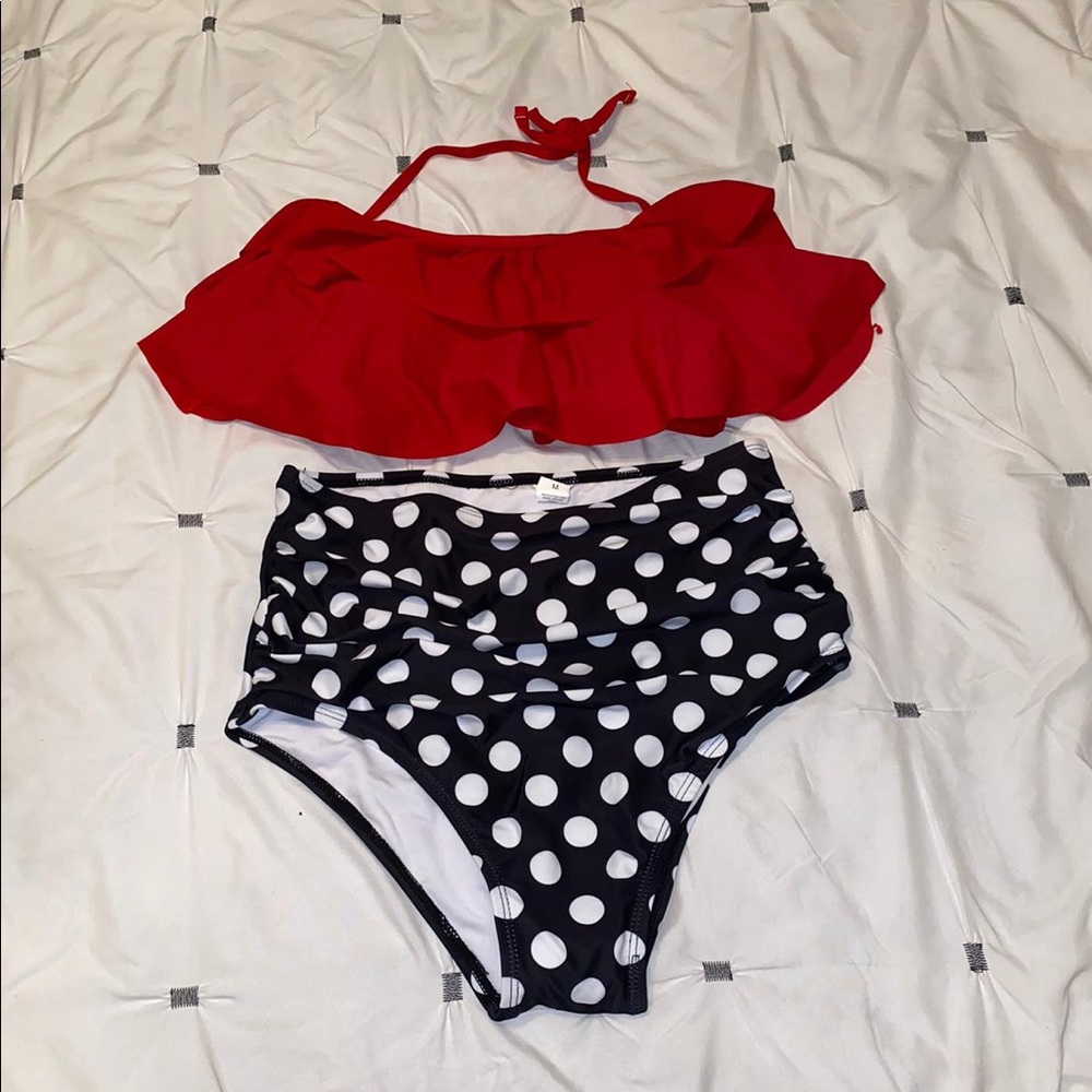 High waisted sexy retro bikini size medium